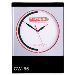 ساعت دیواری تبلیغاتی مستطیلی صفحه گرد cw66
