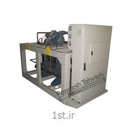 چیلر صنعتی تراکمی آبی شرکت پویش تهویه (کمپرسور پیستونی) R22 water cooled water chiller - reciprocating compressor