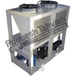چیلر صنعتی تراکمی هوایی (هوا خنک) شرکت پویش تهویه (کمپرسور اسکرال) R22 packaged air cooled water chiller - scroll compressor