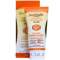 فلوئید ضد آفتاب آکنئیک SPF50 سان سیف 50 گرم