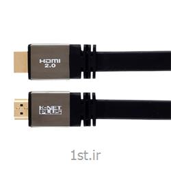 کابل HDMI2.0 Flat Cable کی نت پلاس مدل KP-HC164 به متراژ 15 متر