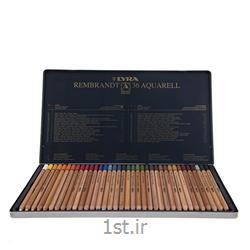 مداد رنگی 36 رنگ حرفه ای لیرا مدل آبرنگی