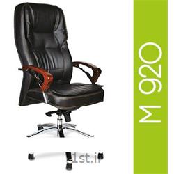 صندلی گردان مدیریتی چرم مصنوعی A M 920