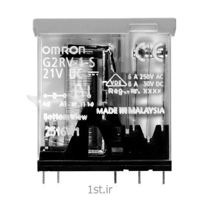 رله امرن (OMRON) یک کنتاکت با LED مدل G2RV-1-S DC48