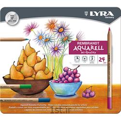 مداد رنگی آکوارل لیرا (جعبه فلزی حرفه ای) Lyra Rembrandt-Aquarell colour Pencils