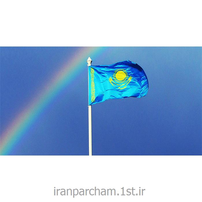 پرچم اهتزاز ساتن کشور قزاقستان