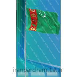 عکس پرچم، بنر و لوازم جانبیپرچم اهتزاز ساتن ترکمنستان