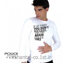 عکس ارائه دهنده اصلی برند تی شرت کتان آستین بلند یقه گرد مدل F315 پلیس POLICE BODY SIZE