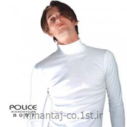 عکس ارائه دهنده اصلی برند تی شرت کتان آستین بلند یقه اسکی مدل B007 پلیس POLICE BODY SIZE