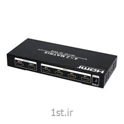 ماتریکس سوئیچ ۴ در ۲ اچ دی ام آی سه بعدی و صدای 7.1 کانال فرانت / Faranet HDMI 4×2 Matrix Switch 3D Support 4Kx2K EDID/7.1CH