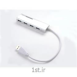 عکس هاب یو اس بی ( USB Hubs )هاب چهار پورت یو اس بی تری فرانت / Faranet USB 3.0 4port HUB cable