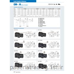 میکروسوئیچ افقی CM-1307 CNTD  با اهرم  فلزی فشاری ساده