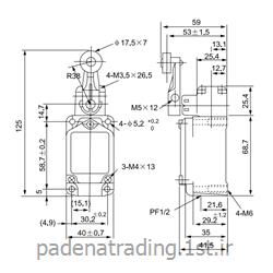 لیمیت سوییچ- میکروسوئیچ   CWLCA2-2 CNTD   دوطرفه تیپ سنگین