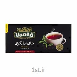 عکس چای سیاهچای کیسه ای معطر بدون لفاف 25 عددی فامیلا