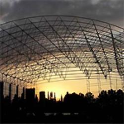 عکس سازه فضاکارطراحی و ساخت سازه فضاکار سالن چند منظوره دانشگاه گرگان