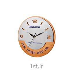 ساعت دیواری تبلیغاتی استیل و ام دی اف آنالوگ مدل 5173