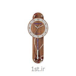 عکس ساعت دیواریساعت دیواری تبلیغاتی چوبی پاندول دار آنالوگ مدل 5170