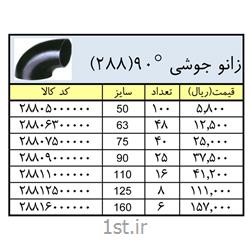 زانو 90° جوشی پلی اتیلن ( پلی رود )