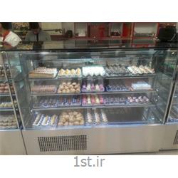 یخچال صنعتی قنادی شیرینی فروشی مکعبی اکواریومی