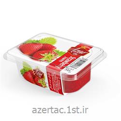 مربای توت فرنگی آذرتاج بسته بندی پلیمری  وزن خالص 200 گرم