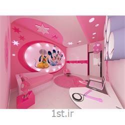 عکس طراحی ساختمانطراحی اتاق خواب با رنگبندی صورتی