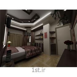 طراحی دکوراسیون داخلی اتاق خواب به سبک مدرن با رنگبندی قهوه ای