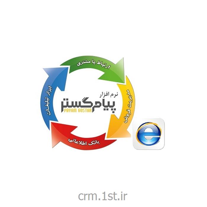 نرم افزار CRM شبکه ای تحت وب پیام گستر