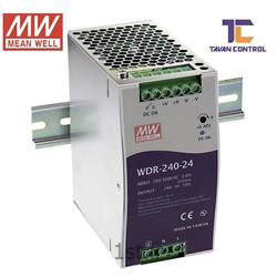 منبع تغذیه سوئیچینگ 24 ولت 10 آمپر ریلی مینول مدل MEANWELL WDR-240-24