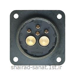 کانکتور تابلوی 6 پین مادگی  ترکیبی 4+2 سایز 20  MS3100A 20-8SN yj5015