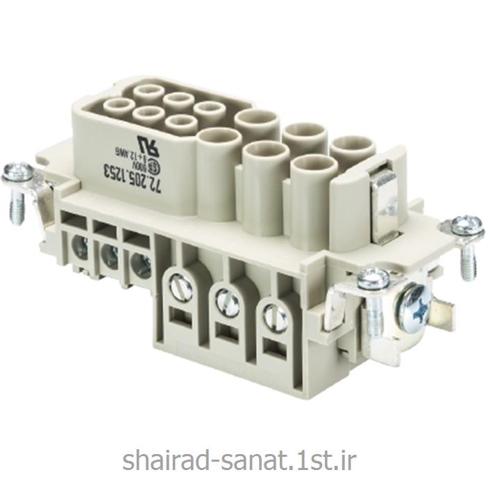 کانکتور مادگی  6/6 پین + زمین خانواده Revos Power  مدل 72.205.1253.0
