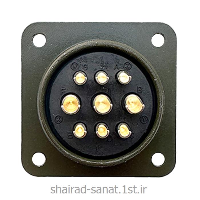 کانکتور تابلویی 9  پین مادگی سایز 20 ترکیبی 6+3 MS3100A 20-18SN yj5015