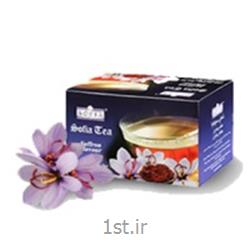 عکس چای سیاهچای کیسه ای سوفیا با طعم زعفران