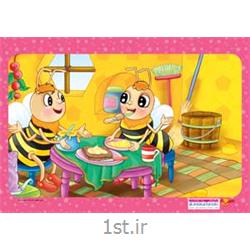 عکس پازلجورچین (پازل )کودکانه 35 تکه ای زنبور - نشر جمال