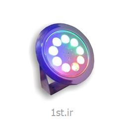چراغ ال ای دی استخری 12 وات ضد آب مالتی کالر ( لامپ RGB LED ip68 )