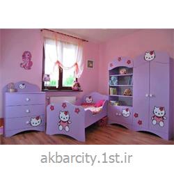 طراحی سرویس خواب اتاق کودک به رنگ یاسی