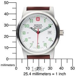 ساعت مچی بند چرم مردانه ونگر (Wenger) مدل ۷۲۹۰۰، ساخت سوئیس