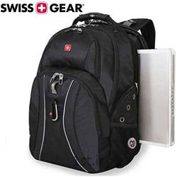عکس کیف لپ تاپکوله پشتی لپ تاپ ونگر SwissGear مدل SmartScan Black ساخت سوئیس