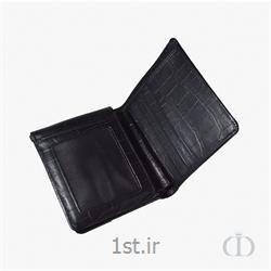 کیف پول جیبی چرمی جا دلاری از بغل تیرداد مدل 01RF008