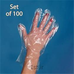 دستکش یکبار مصرف پلاستیکی معاینه پارس90 گرم