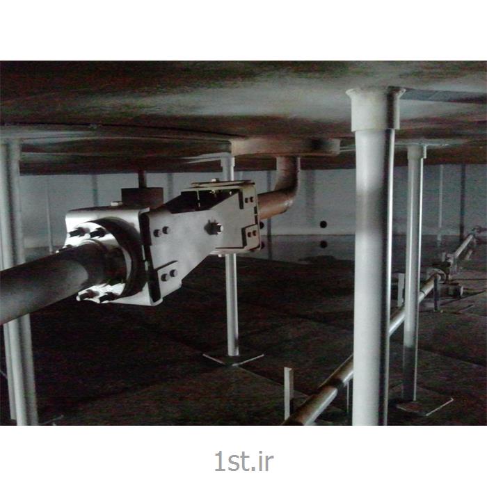 سیستم تخلیه آب باران از مخازن سقف شناور از نوع مفصل لولایی