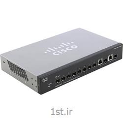 سوئیچ شبکه 8 پورت SG300-10SFP-K9 سیسکو ( switch 8 port Managed cisco )