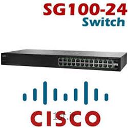 سوئیچ شبکه 24 پورت SG100-24 سیسکو ( switch 24 port smb cisco )